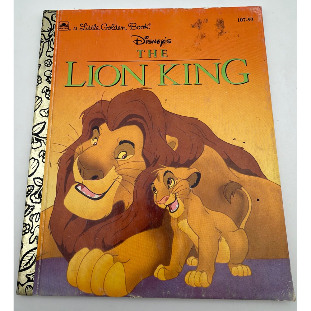 Disney The Lion King A Little Golden Book 1994 Vintage Hardcover 107-93